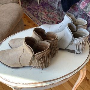 Two Pairs! JC Suede Ankle Boots